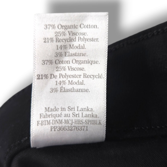 NWT Everlane Way-High Organic Cotton Blend Crop Skinny Jeans Sz. 27x26.50 Black - Picture 13 of 16